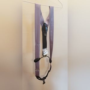 Mens silk suspenders, with buttons, y back